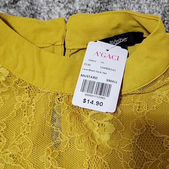 Mustard blouse - Picture 3 of 5